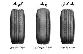تنظیم بودن باد لاستیک های خودرو